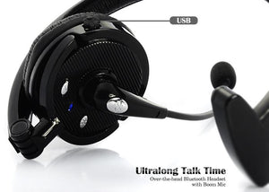 Bluetooth Headset with Boom Mic