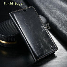 Magnet Flip Case For Samsung Galaxy S6 S6 Edge