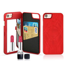 Luxury Leather Wallet with Card Slot and Mirror for iPhone 7 Plus