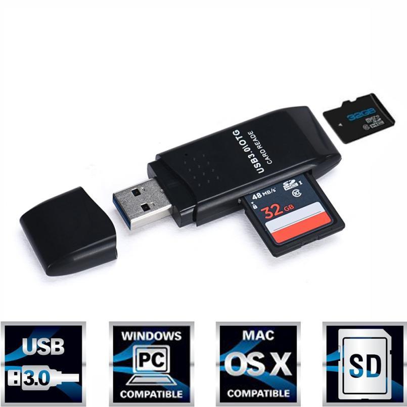 3pcs Memory Cards Reader MINI 5Gbps Super Speed USB 3.0