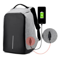 Antitheft External USB Charging Backpack