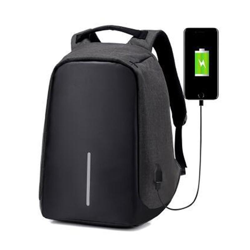 Antitheft External USB Charging Backpack