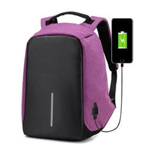 Antitheft External USB Charging Backpack